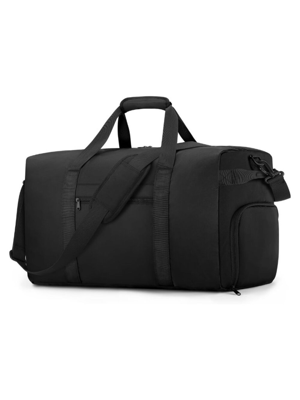 45L Carry On Travel Duffel Bag with Shoe Compartment Water Resistant